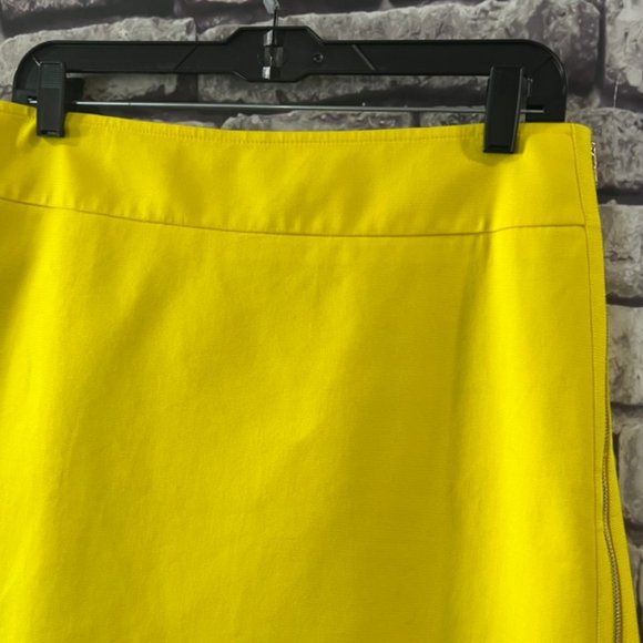 Ann Taylor Yellow Fully Lined Skirt Size 6 - Picture 2 of 8